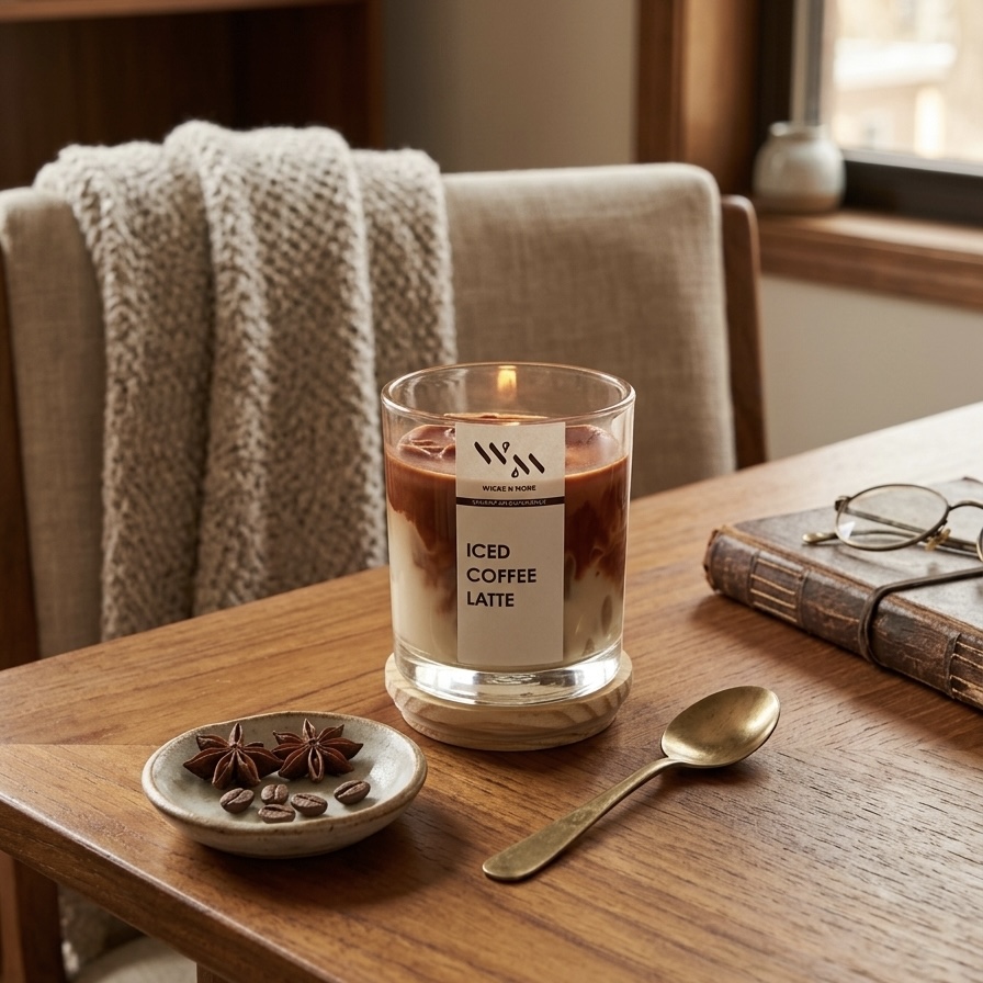 Iced Coffee Latte Candle