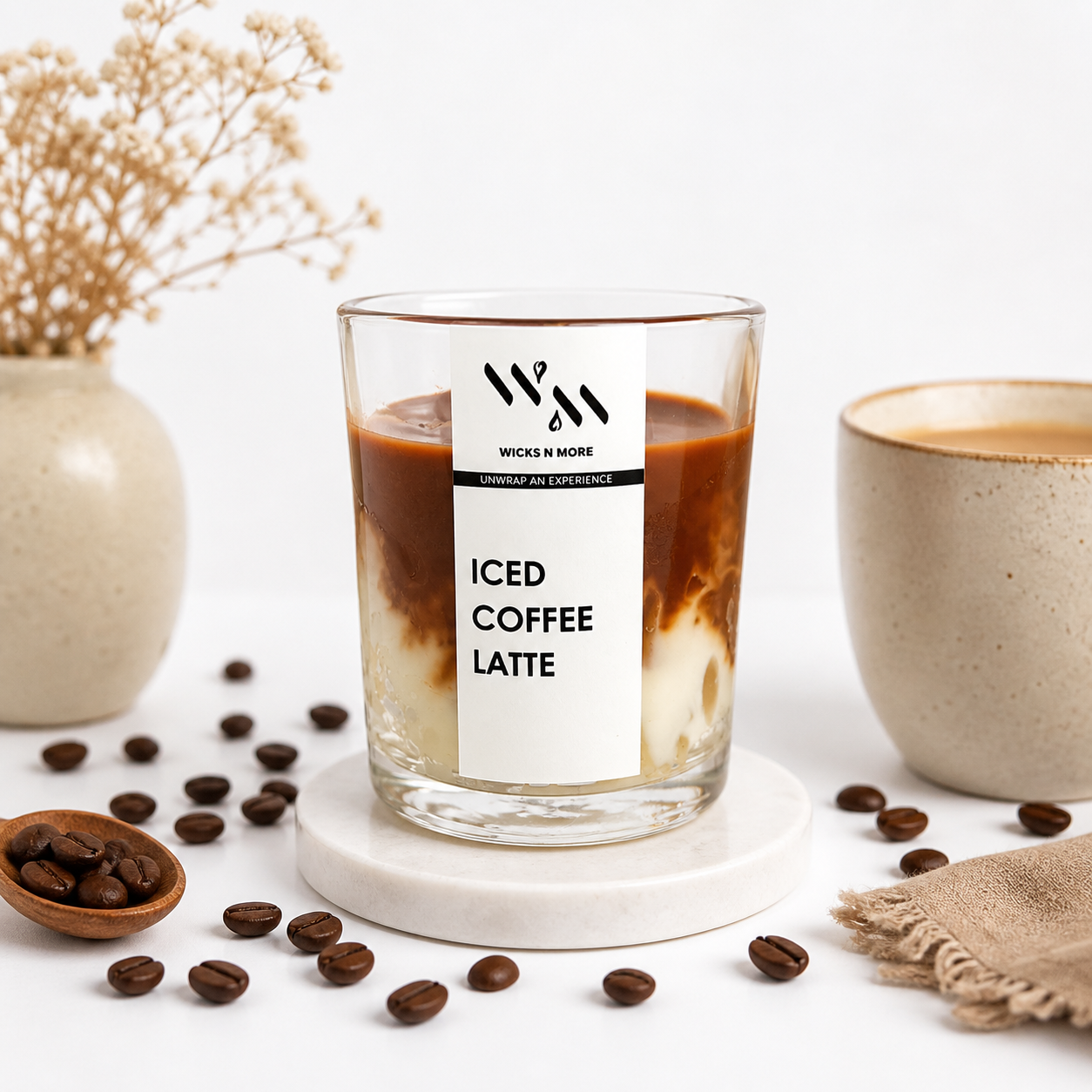 Iced Coffee Latte Candle